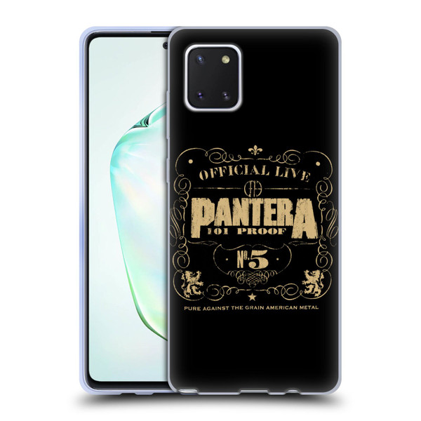 Pantera Art 101 Proof Soft Gel Case for Samsung Galaxy Note10 Lite