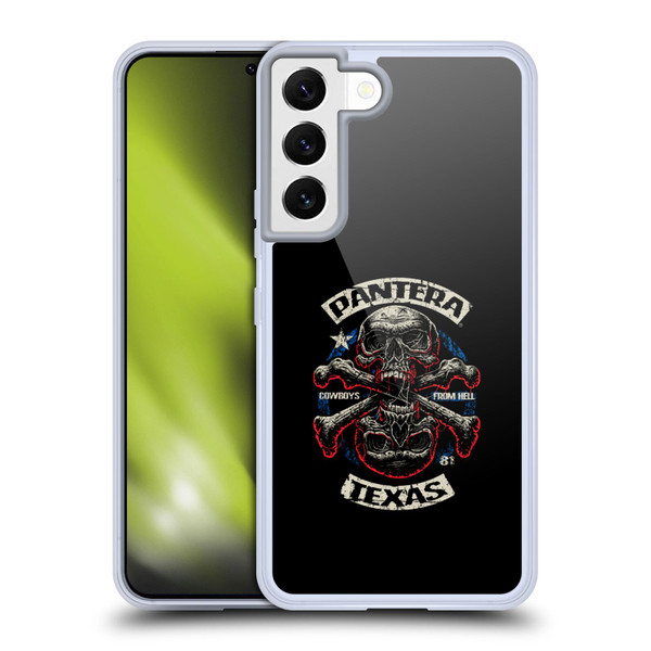 Pantera Art Double Cross Soft Gel Case for Samsung Galaxy S22 5G