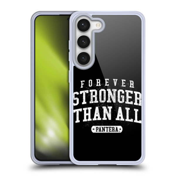 Pantera Art Stronger Than All Soft Gel Case for Samsung Galaxy S23 5G