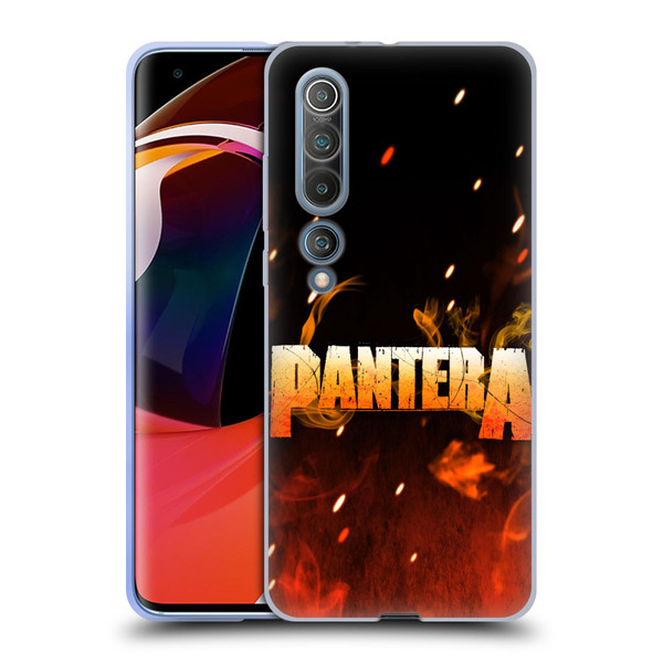 Pantera Art Fire Soft Gel Case for Xiaomi Mi 10 5G / Mi 10 Pro 5G