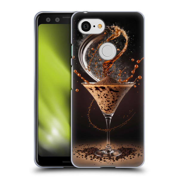 Spacescapes Cocktails Contemporary, Espresso Martini Soft Gel Case for Google Pixel 3