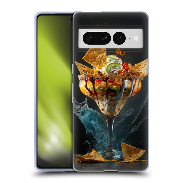 Spacescapes Cocktails Nacho Martini Soft Gel Case for Google Pixel 7 Pro