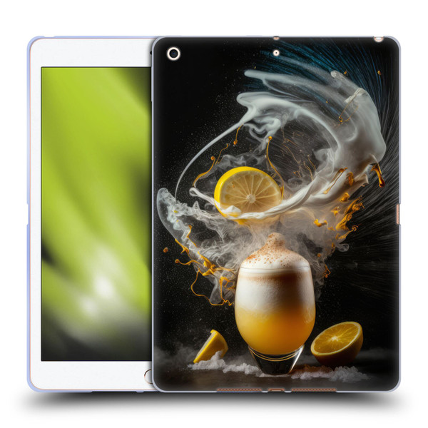 Spacescapes Cocktails Explosive Elixir, Whisky Sour Soft Gel Case for Apple iPad 10.2 2019/2020/2021