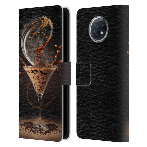 Spacescapes Cocktails Contemporary, Espresso Martini Leather Book Wallet Case Cover For Xiaomi Redmi Note 9T 5G