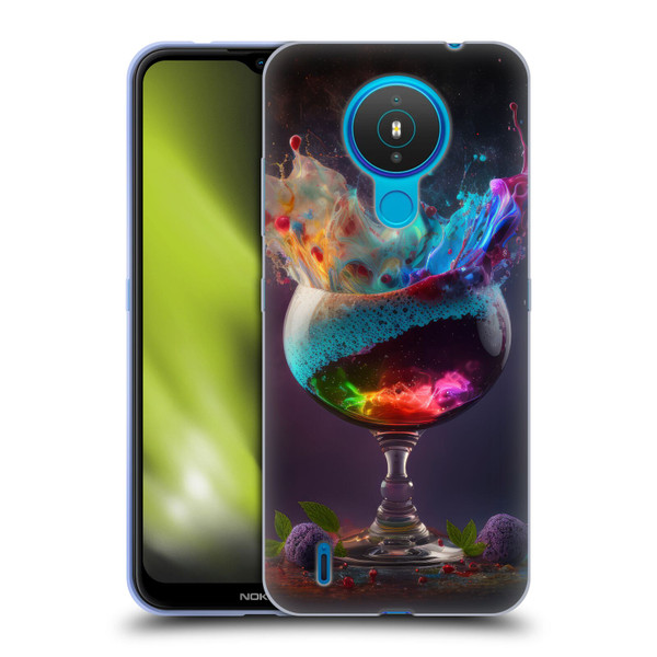 Spacescapes Cocktails Universal Magic Soft Gel Case for Nokia 1.4