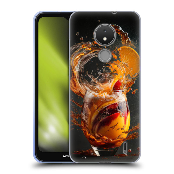Spacescapes Cocktails Modern Twist, Hurricane Soft Gel Case for Nokia C21