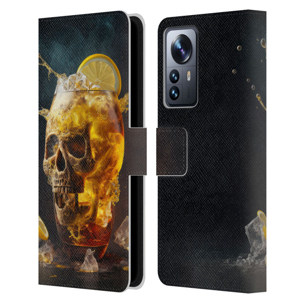 Spacescapes Cocktails Long Island Ice Tea Leather Book Wallet Case Cover For Xiaomi 12 Pro