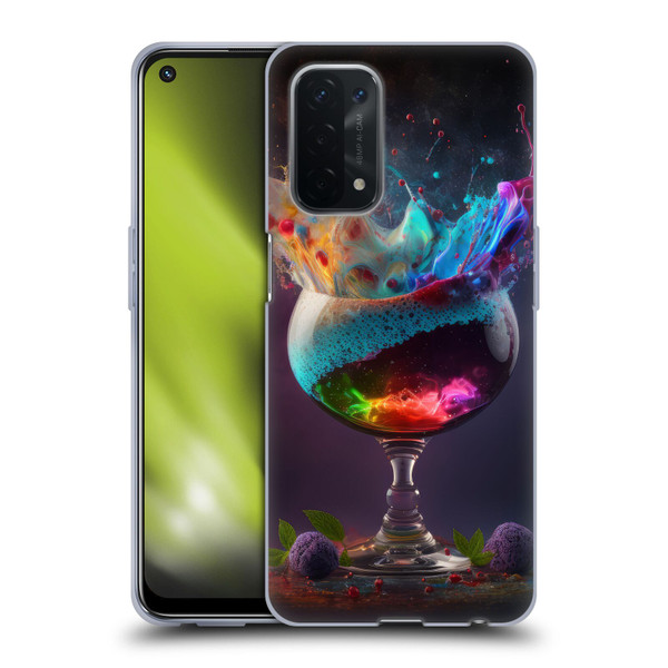 Spacescapes Cocktails Universal Magic Soft Gel Case for OPPO A54 5G