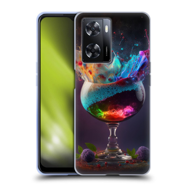 Spacescapes Cocktails Universal Magic Soft Gel Case for OPPO A57s