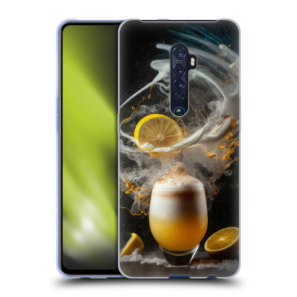 Spacescapes Cocktails Explosive Elixir, Whisky Sour Soft Gel Case for OPPO Reno 2
