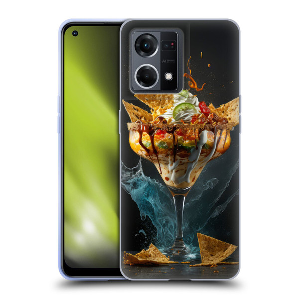 Spacescapes Cocktails Nacho Martini Soft Gel Case for OPPO Reno8 4G