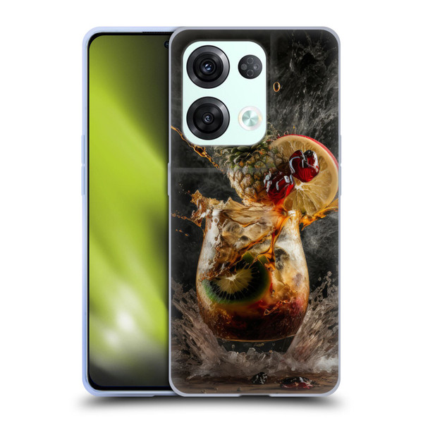 Spacescapes Cocktails Exploding Mai Tai Soft Gel Case for OPPO Reno8 Pro