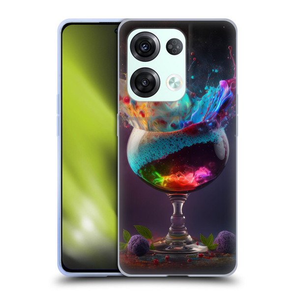 Spacescapes Cocktails Universal Magic Soft Gel Case for OPPO Reno8 Pro