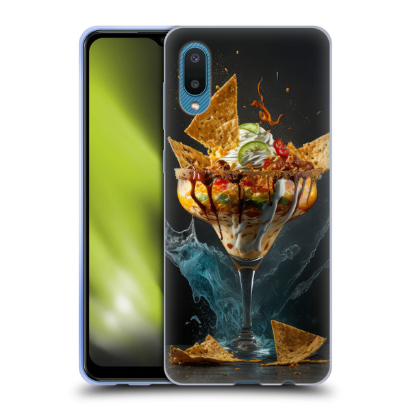 Spacescapes Cocktails Nacho Martini Soft Gel Case for Samsung Galaxy A02/M02 (2021)