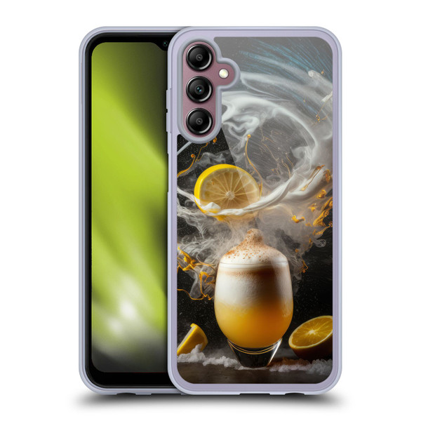 Spacescapes Cocktails Explosive Elixir, Whisky Sour Soft Gel Case for Samsung Galaxy A14 5G
