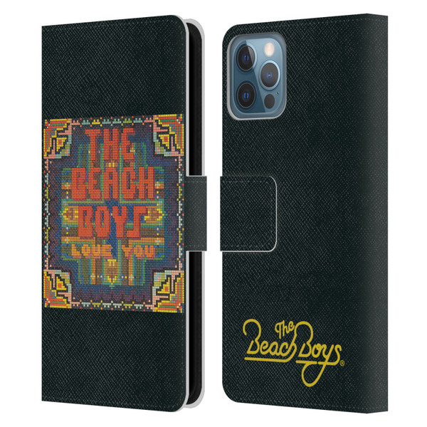 The Beach Boys Album Cover Art Love You Leather Book Wallet Case Cover For Apple iPhone 12 / iPhone 12 Pro