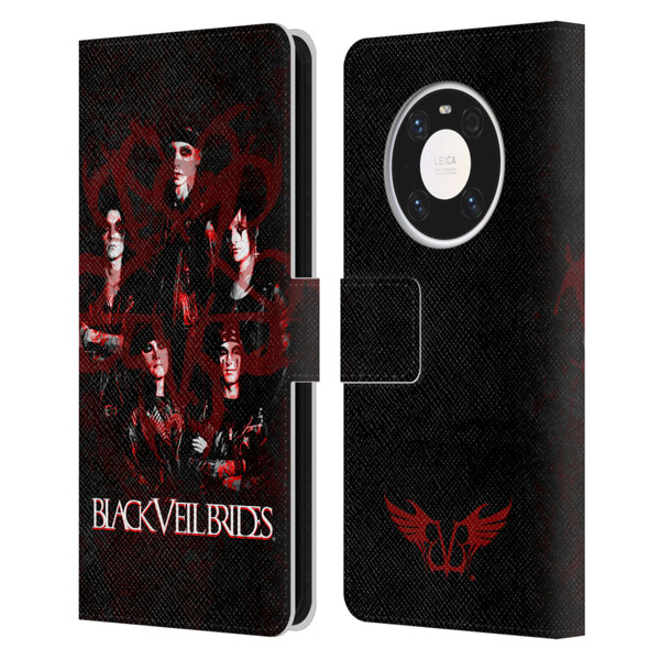 Black Veil Brides Band Members Group Leather Book Wallet Case Cover For Huawei Mate 40 Pro 5G