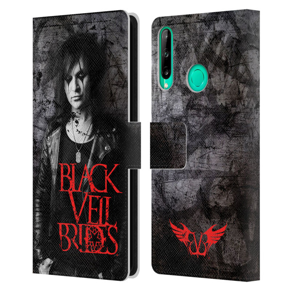 Black Veil Brides Band Members Jinxx Leather Book Wallet Case Cover For Huawei P40 lite E