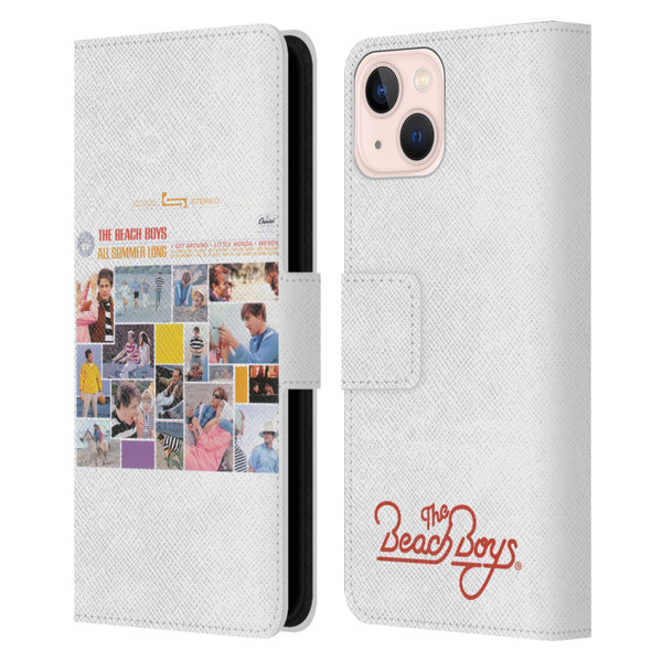 The Beach Boys Album Cover Art All Summer Long Leather Book Wallet Case Cover For Apple iPhone 13