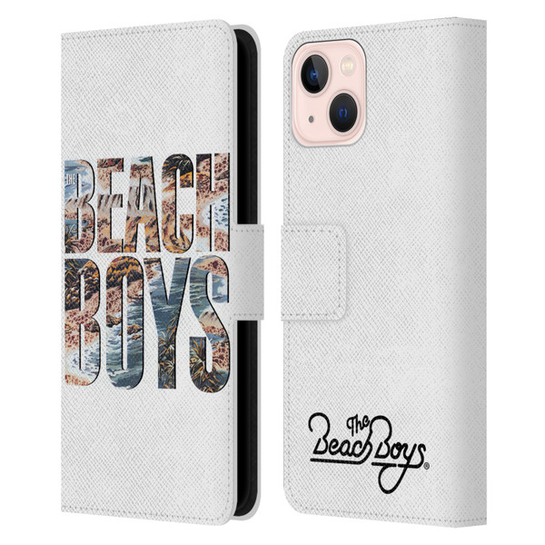 The Beach Boys Album Cover Art 1985 Logo Leather Book Wallet Case Cover For Apple iPhone 13