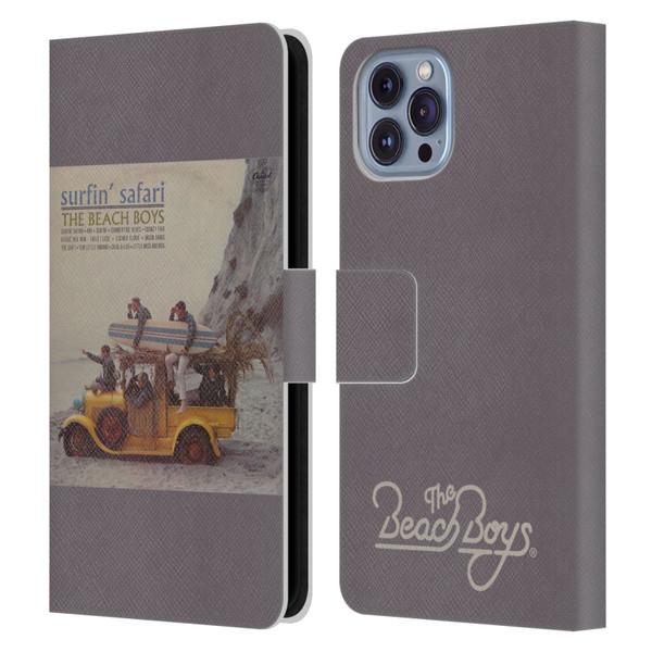 The Beach Boys Album Cover Art Surfin Safari Leather Book Wallet Case Cover For Apple iPhone 14