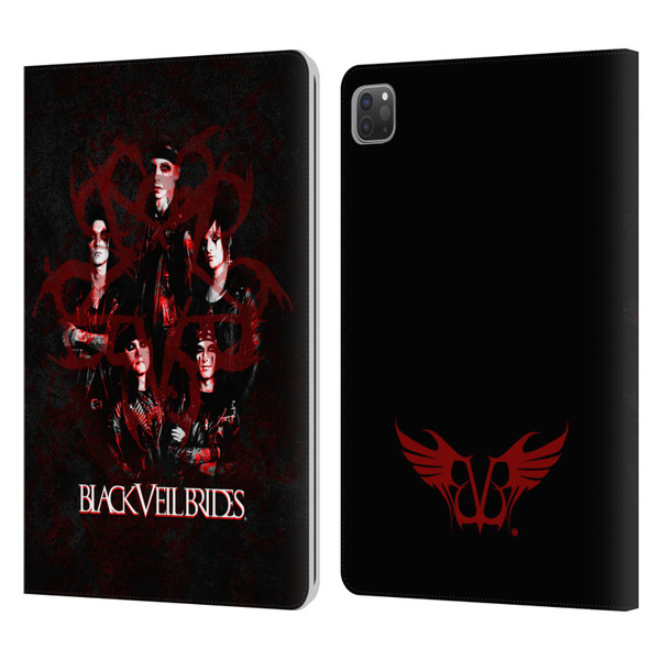 Black Veil Brides Band Members Group Leather Book Wallet Case Cover For Apple iPad Pro 11 2020 / 2021 / 2022