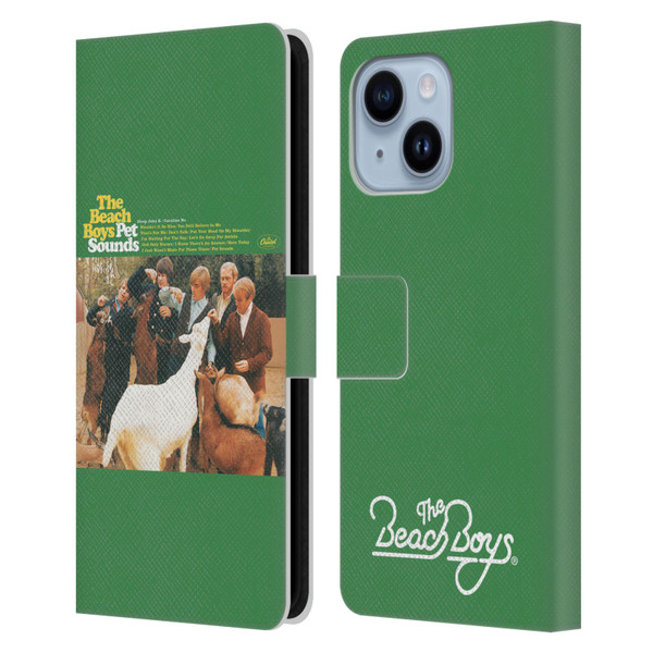 The Beach Boys Album Cover Art Pet Sounds Leather Book Wallet Case Cover For Apple iPhone 14 Plus