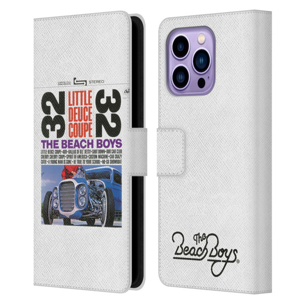 The Beach Boys Album Cover Art Little Deuce Coupe Leather Book Wallet Case Cover For Apple iPhone 14 Pro Max