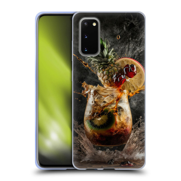 Spacescapes Cocktails Exploding Mai Tai Soft Gel Case for Samsung Galaxy S20 / S20 5G