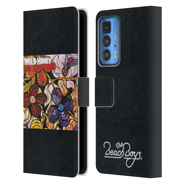 The Beach Boys Album Cover Art Wild Honey Leather Book Wallet Case Cover For Motorola Edge 20 Pro
