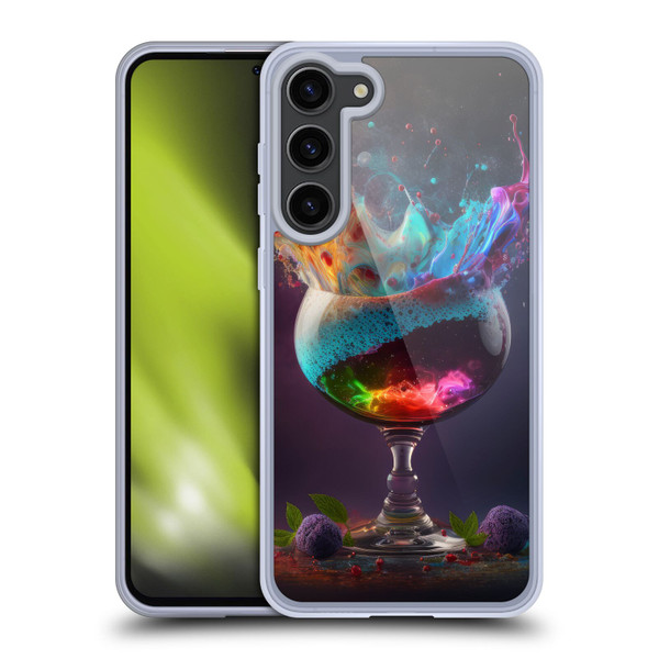 Spacescapes Cocktails Universal Magic Soft Gel Case for Samsung Galaxy S23+ 5G