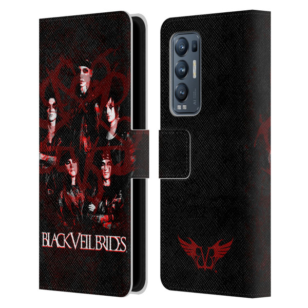 Black Veil Brides Band Members Group Leather Book Wallet Case Cover For OPPO Find X3 Neo / Reno5 Pro+ 5G
