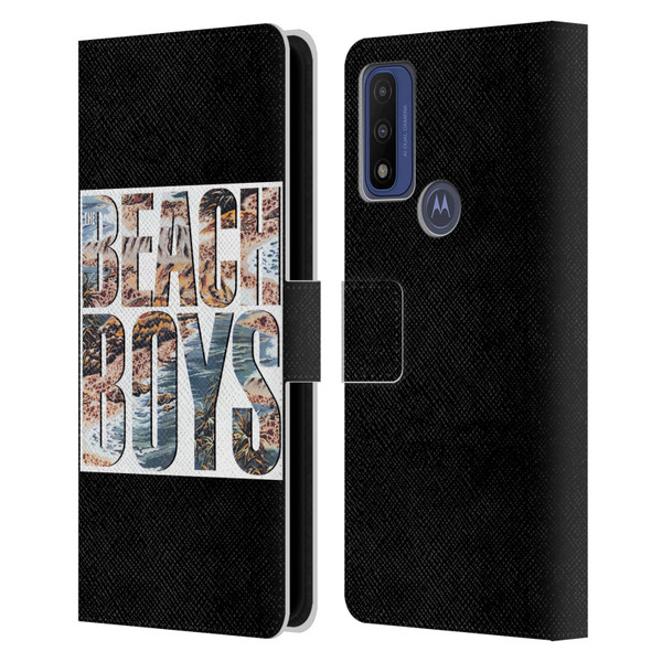 The Beach Boys Album Cover Art 1985 Logo Leather Book Wallet Case Cover For Motorola G Pure