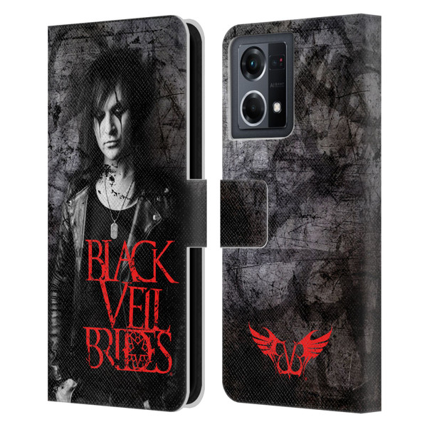 Black Veil Brides Band Members Jinxx Leather Book Wallet Case Cover For OPPO Reno8 4G