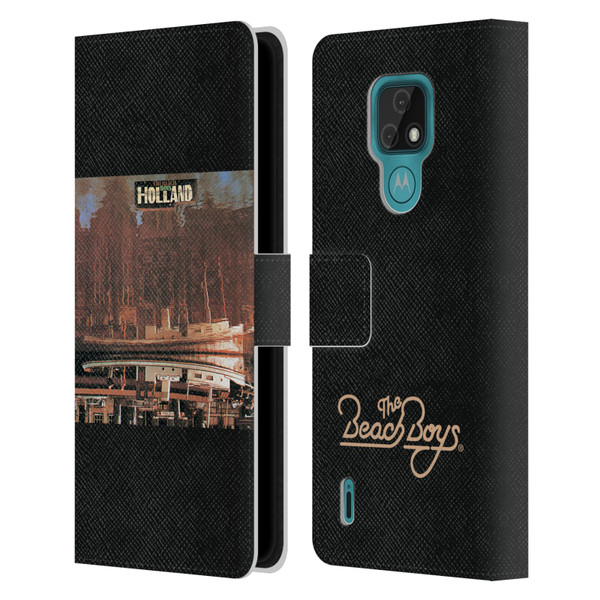 The Beach Boys Album Cover Art Holland Leather Book Wallet Case Cover For Motorola Moto E7