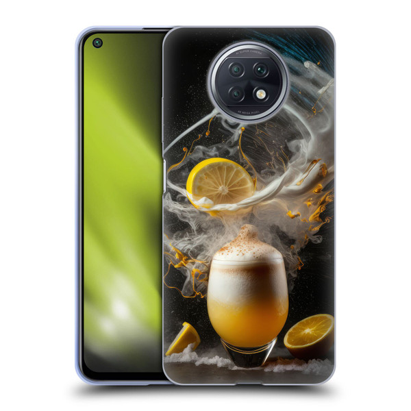 Spacescapes Cocktails Explosive Elixir, Whisky Sour Soft Gel Case for Xiaomi Redmi Note 9T 5G