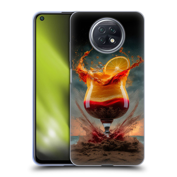 Spacescapes Cocktails Summer On The Beach Soft Gel Case for Xiaomi Redmi Note 9T 5G