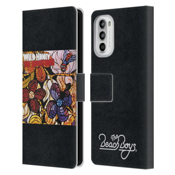 The Beach Boys Album Cover Art Wild Honey Leather Book Wallet Case Cover For Motorola Moto G52