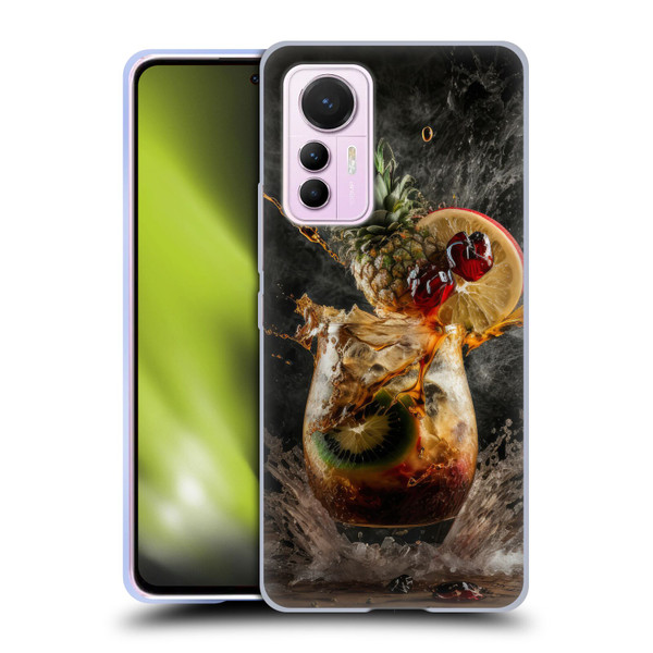 Spacescapes Cocktails Exploding Mai Tai Soft Gel Case for Xiaomi 12 Lite