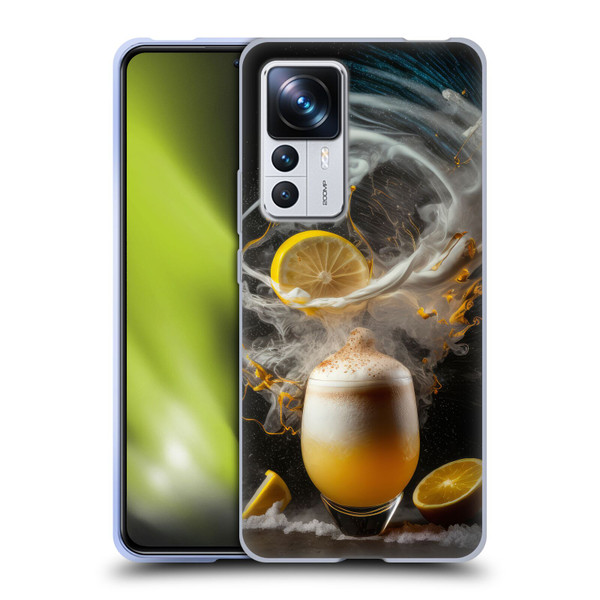 Spacescapes Cocktails Explosive Elixir, Whisky Sour Soft Gel Case for Xiaomi 12T Pro