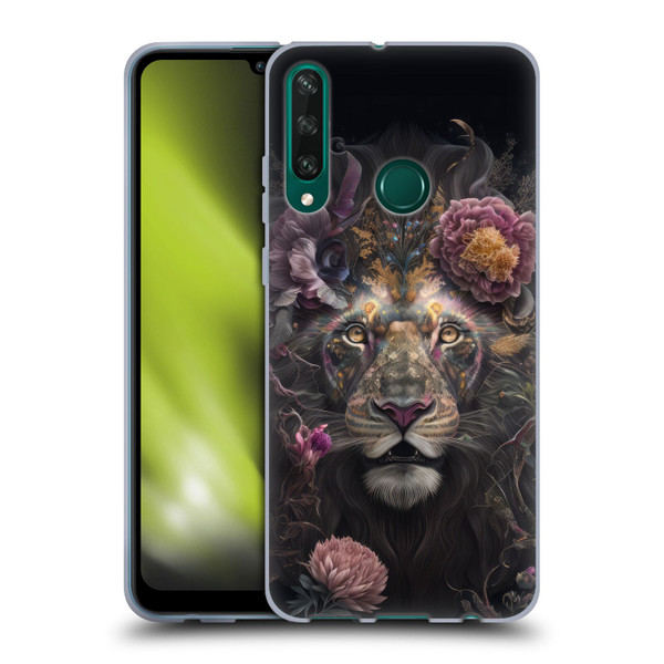Spacescapes Floral Lions Pride Soft Gel Case for Huawei Y6p