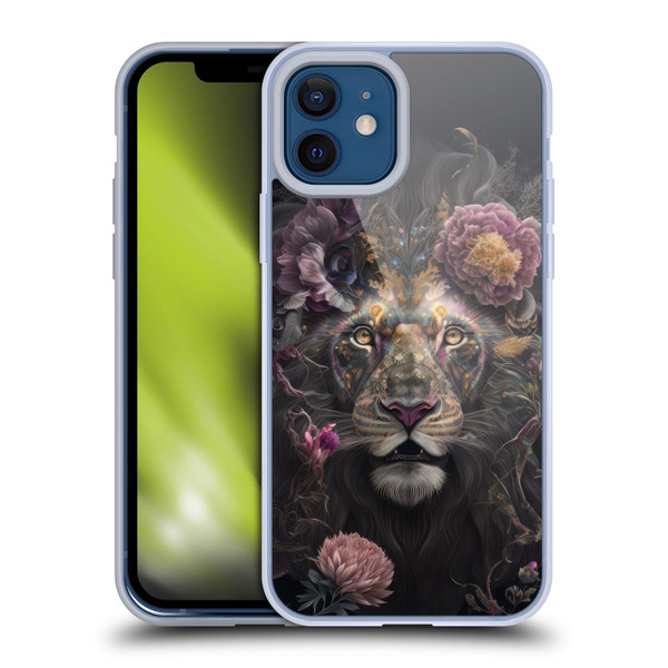Spacescapes Floral Lions Pride Soft Gel Case for Apple iPhone 12 / iPhone 12 Pro