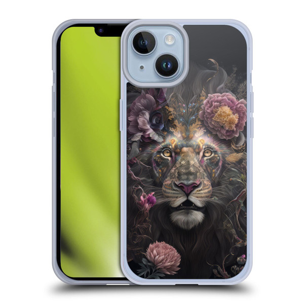 Spacescapes Floral Lions Pride Soft Gel Case for Apple iPhone 14