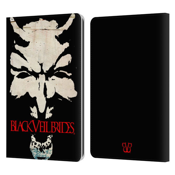 Black Veil Brides Band Art Devil Art Leather Book Wallet Case Cover For Amazon Kindle Paperwhite 1 / 2 / 3