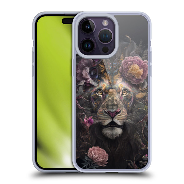 Spacescapes Floral Lions Pride Soft Gel Case for Apple iPhone 14 Pro Max