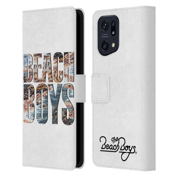 The Beach Boys Album Cover Art 1985 Logo Leather Book Wallet Case Cover For OPPO Find X5