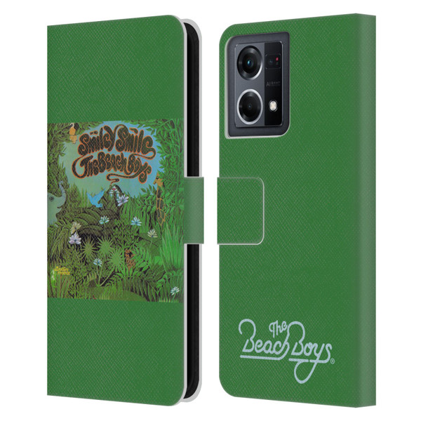 The Beach Boys Album Cover Art Smiley Smile Leather Book Wallet Case Cover For OPPO Reno8 4G