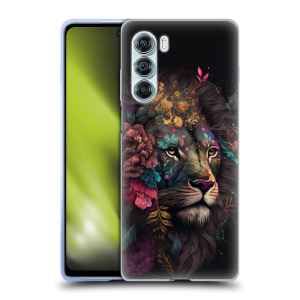 Spacescapes Floral Lions Ethereal Petals Soft Gel Case for Motorola Edge S30 / Moto G200 5G