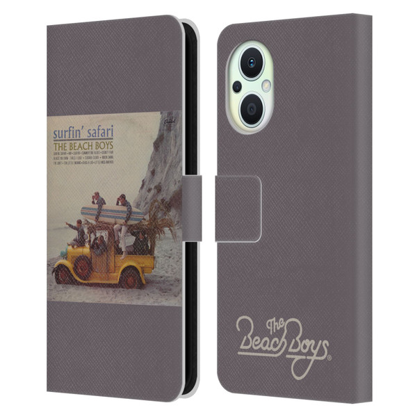 The Beach Boys Album Cover Art Surfin Safari Leather Book Wallet Case Cover For OPPO Reno8 Lite