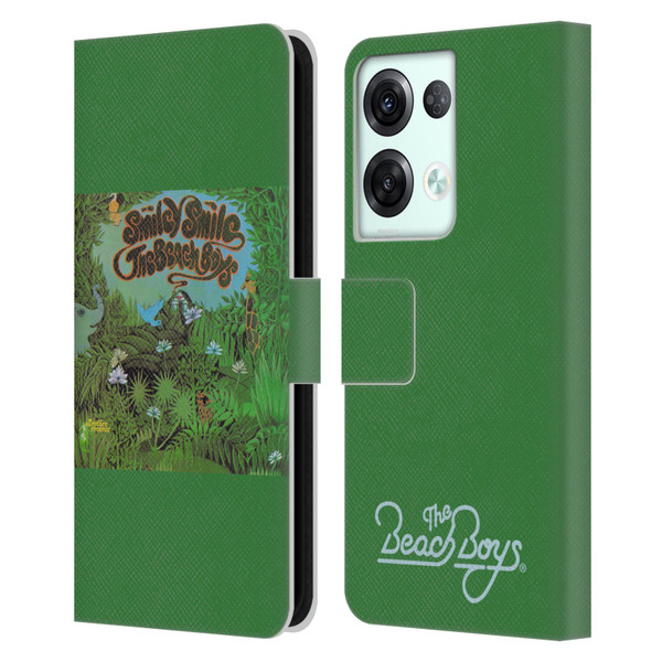 The Beach Boys Album Cover Art Smiley Smile Leather Book Wallet Case Cover For OPPO Reno8 Pro